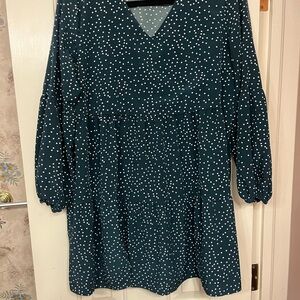 Green Polka Dot Dress